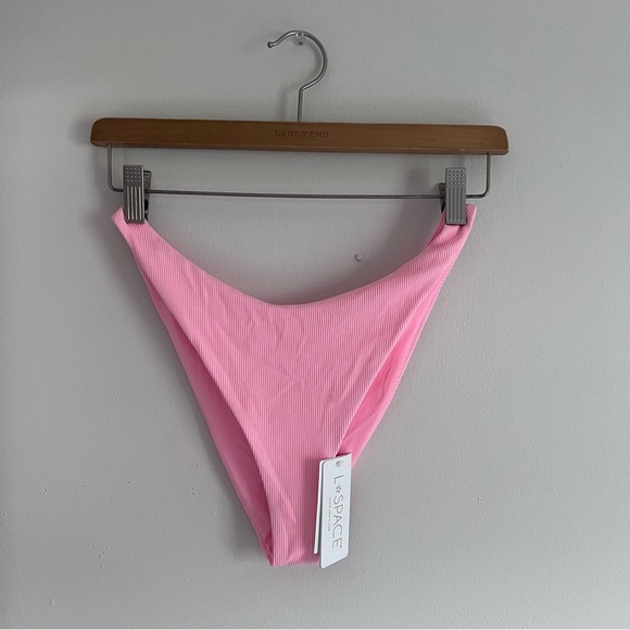 L*Space Pink Bathing Suit Bottom BNWT - Picture 1 of 5
